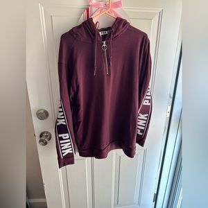 PINK Victoria’s Secret Zip Up Hoodie Size Small